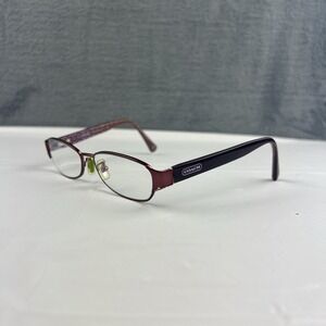 COACH Eyeglasses Frames Only 9070 HC5018 Rose 53-15-135 Purple Full Rim Flex